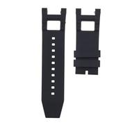 ROUHO Cinturino per orologio sportivo da 28 mm Cinturino per orologio in gomma impermeabile con cinturino per orologio per INVICTA-Nero