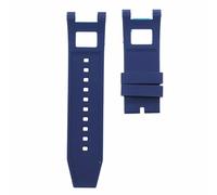 ROUHO Cinturino per orologio sportivo da 28 mm Cinturino per orologio in gomma impermeabile con cinturino per orologio per INVICTA-Blu