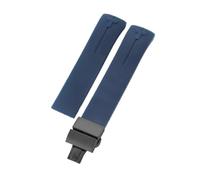 ROUHO Cinturino Silicone 21mm Orologio Impermeabile Gomma Chiusura Pieghevole Acciaio Inossidabile Morbido per Tissot T-Touch T013 T081 T091 A12