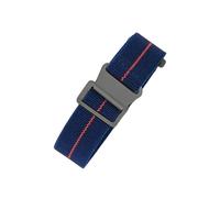 ROUHO Ecologico Nylon Cinturino Orologio 18mm Confortevole Braccialetto Orologio0-T + Nero Fibbia