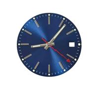 ROUHO Faccia Orologio Sunburst con Secondi a Freccia, una Piastra Quadrante Luminosa 28.5mm Modifica Personalizzata per Miyota 8215 Movement-D8