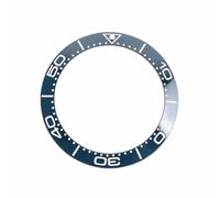 ROUHO Inserto In Ceramica Lunetta Orologio Quadrante Lunetta Scala Anello Orologio Sostituire Accessori Parti Per Ome-Ga Seamaster 300 - Blu Bianco - 40Mm
