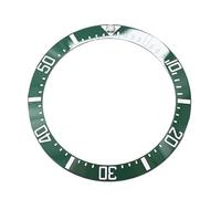 ROUHO Lunetta per orologio da 40 mm Lunetta in ceramica con lunetta per la riparazione dell'orologio Lunetta esterna per Rolex Daytona SUB GMT Water Ghost-Verde