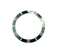 ROUHO Lunetta per orologio in ceramica luminosa, quadrante per orologio di ricambio, lunetta esterna per orologio per Rolex Yacht-Master SUB-Verde + Bianco 40mm