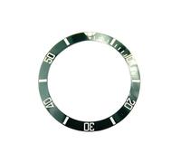ROUHO Lunetta per orologio in ceramica luminosa, quadrante per orologio di ricambio, lunetta esterna per orologio per Rolex Yacht-Master SUB-Verde + Bianco 38mm