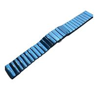ROUHO Orologio Cinturino In Ceramica Regolabile Da 22 mm Con Chiusura Di Distribuzione-Blu