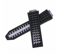 ROUHO Orologio Cinturino in Silicone Impermeabile Accessori per Orologio Orologio Cinturino di Ricambio per HUB-LOT B-I-G B-A-N-G CLASSIC FUSION-Nero 25 x 17 x 22mm