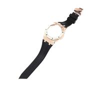 ROUHO Orologio Cinturino Kit sostituzione cassa dorologio metallo Cinturino orologio silicone Lunetta acciaio inossidabile per Casio G-Shock GA2100/GA-2110-Nero + Oro Rosa Cassa