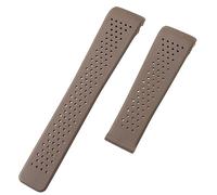 ROUHO Orologio sportivo da uomo con cinturino in silicone impermeabile per T-A-G HE-UER AQ-UAR-AC-ER Grand CA-RRE-RA-Marrone Senza Fibbia 22mm