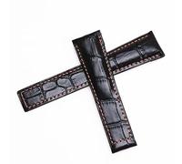 ROUHO Piatta Interfaccia Silicone Orologio Cinturino Orologio Ricambiocinturino Orologi Accessori per T-A-G H-EU-ER CA-RRE-RA-Nero + Rosso 22mm