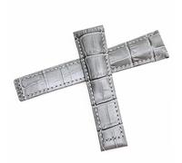ROUHO Piatta Interfaccia Silicone Orologio Cinturino Orologio Ricambiocinturino Orologi Accessori per T-A-G H-EU-ER CA-RRE-RA-Grigio 22mm
