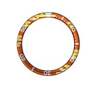 ROUHO Quadrante Dell'Orologio In Resina Inserto Per Lunetta Parti Dell'Orologio Lunetta Per Orologio In Metallo Nh35 Nh36 Lunetta Per Movimento Per Sei-Ko Sk007 Skx011 Rolex Sub - #1-39Mm