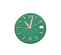 ROUHO Quadrante Motivo Onde 30.5mm, una Faccia Orologio Luminosa Corona 3h con Data Modifica per Seiko NH35 Movement-F6