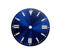 ROUHO Quadrante Sunburst 28.5mm, una Faccia Orologio Luminosa Corona 3h Senza Data Orologeria per Seiko NH35 Miyota 8215 ETA 2836-2 Movement-H5