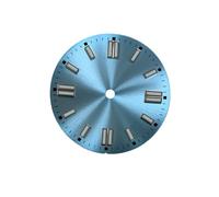 ROUHO Quadrante Sunburst 28.5mm, una Faccia Orologio Sterile Corona 3h Senza Data Modifica per Seiko NH35 Miyota 8215 ETA 2836 Movement-E5