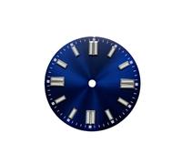 ROUHO Quadrante Sunburst 28.5mm, una Faccia Orologio Sterile Corona 3h Senza Data Modifica per Seiko NH35 Miyota 8215 ETA 2836 Movement-E2