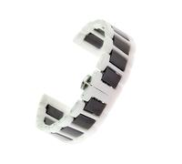 ROUHO Regolabile Ceramica Orologio Cinturino Universale Orologio Cinturino Distribuzione Orologio Fibbia Bracciali-#3 20mm