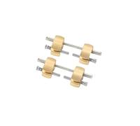 ROUHO Terminale Cinturino Orologio Gomma Metallo, Viti Collegamento Kit Conversione Compatibile per Audemars Piguet Royal Oak Offshore 15710 15720-Oro 4.5mm