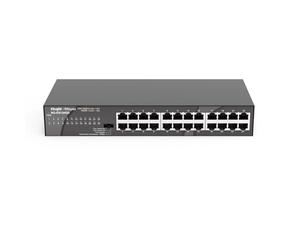 Rouijie Networks RG-ES124GD Switch desktop non gestito con custodia in acciaio a 24 porte 10/100/1000Mbps