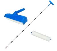 Rouleau À Peinture Plafond 25 cm Avec Protection Anti-Ecclaboussures - Outil De Peinture Réglable Avec Manche 120 cm Pour, Maison, Cuisine, Salle De Bain