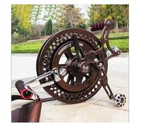 roulette per aquiloni, Avvolgitore, avvolgitore professionale grande da 10,6 pollici, for aquiloni esterno, ruota anti-inversione con freno silenzioso(Brown)
