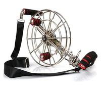 roulette per aquiloni, Avvolgitore, Ruota con cinghia in acciaio inossidabile, Bobina rimovibile a sei fili, Accessori for aquiloni da esterno, for bambini e adulti, guanti(30cm/11.8")