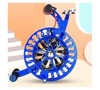 roulette per aquiloni, Bobina for aquiloni, bobina con impugnatura e freno, bloccabile, interruttore anti-inversione in lega, accessori for da esterno(Gold)