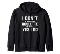 Roulette Player Funny Gear for People Who Play Roulette Game Felpa con Cappuccio