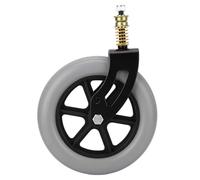 Roulettes, 10in PU Universel Solide Remplacement Roulettes Pivotantes pour de Fauteuil Roulant Chariot