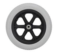 Roulettes, 12in PU Antidérapant Solide Remplacement Roulettes Pivotantes pour Manuel de Fauteuil Roulant