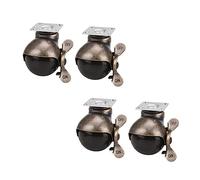 Roulettes pivotantes et roues, 4 pezzi Mobili Globo Ruota Cuscinetto di trasferimento a rulli Cuscinetti di trasferimento a rulli Ruote for mobili Cuscinetto a sfera Accessori for sedie a rotelle Ruot