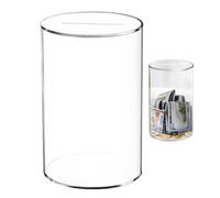 Round Acrylic Coin Jar - Reusable Unopenable Money Box, Transparent Savings