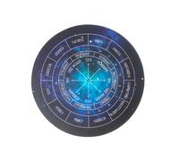 Round Astrology pendulum board - perfect for Reiki, Dowsing, Divination readings
