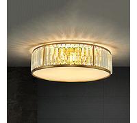 Round Black Crystal Chandelier Gold LED Lamps Luxury Lamp Ceiling for Bedroom Living Room Indoor Light Fixtures