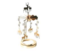 Round Candle Holder - Thermal Rotating Candlestick, Aromatherapy Table Feature, Artistic Revolving Lantern, Creativee Heated Decorative Accent | Uniquee Rotary Candle Ornament, Romantic Festival