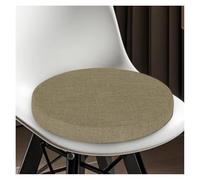 Round Cushions for Kitchen Chairs 30/35/40/45/50 cm Non-slip Chair Cushions for Dining Chairs, Outdoors, Garden, Kitchen, Office, Living Room (Light Grey, 30 x 30 x 8 cm Thick)
