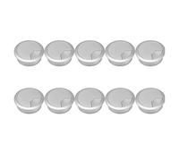Round Desk Cable Grommet with Integrated Storage Rack, PC Furniture Hardware & Thread Organizer for Home Office, Line Hole Cover and Wire Management (Silver 10pcs)