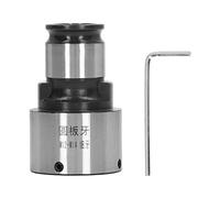 Round Die Chuck 31mm OD | Carbon Steel Lathe Tool for Tapping | Precise Collet for Drilling/Milling/Boring Machines | 70mm Substantial Thread Depth (Fine Thread)