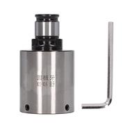 Round Die Tapping Chuck 31mm OD | Carbon Steel with Strong Oxidation Resilience | High Accuracy Collet for Tapping/Drilling/Milling | Up to 72mm Thread Depth (Fine Thread)