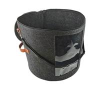 Round Felt Basket Laundry Baskets Large Capacity Felt Laundry Basket Holder Home Organization Elastic Straps for Securing Hats 1Pack