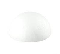 Round Foam Ball 18cm Solid White for Modeling(20cm) | Smooth white per surface, easy to or dye, ideal for model making, 20cm diameter, lightweight design