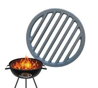 Round Grill Grate, Round Cast Iron BBQ Fireplace Cooking Rack Replacement | Cooking Grate, For Camping Outdoor Backyard Patio Garden Park Beach Picnic
