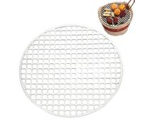 Round Grill Grate, Stainless Steel Non-Stick Grill, Multi-Purpose Cooking, Steaming, Baking Stand, for Outdoor Firepit, Pit Cooking, Camping, Portable Bbq Use, 1 Piece