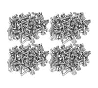 Round Head Self Drilling Screw 304 Stainless Steel, 4.8x16mm Drill Screws, Rust Resistant Self Tapping Screws with Sharp Drill Point for DIY Crafts, Home Appliances and Furniture A