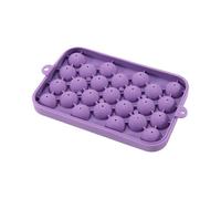 Round Ice Mold, Reusable Ball Tray Maker, 7.48x4.92 inches 4 Sphere Form with Leakproof Lid, Food Grade Silicone, Drink Tool with Easy Release, Ice Maker for Whiskey Cocktails