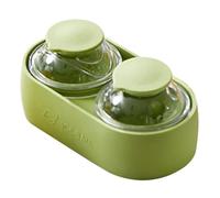 Round Ice Mold, Sphere Iced Tray Maker, 5.35 Inches Ice Box with Lid Cover, Flexible Silicone Maker, Whiskey Iced Mold with Modern Style, Cocktail Tray for Bar Kitchen Use