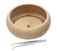 Round Incense Burner - Abundant Purposes Stick Holder Circular Bowl, Delicate Present Wooden Incense Stick Plate, Chic And Utility Bowl Burner For Sticks For Tea House, Yoga Studios, Spa