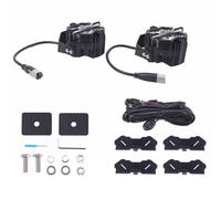 Round LED Pod Lights 5inch 178W White Amber DRL Spot Side Shooter Driving Light