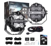 Round LED Work Light 178W Spot Beam DRL IP68 For SUV 4x4 Tractor Construction