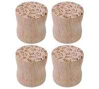 Round Pattern Weights, Wooden Dressmaking Cloth Heavy Objects for Design Holding and Sample Cutting, Ideal to Sewing, Quilting, Ironing, Fabric Craft Projects 7.01x2.17x1.5 Inches